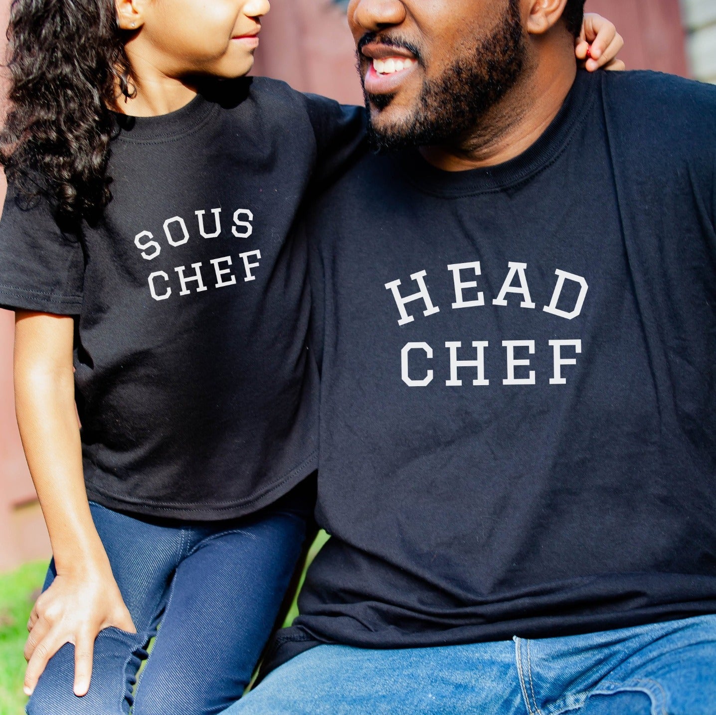Head Chef Sous Chef Matching Tees